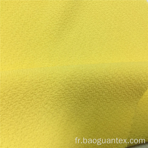75d Polyester Couleur continue Bubble Bubble Crepe Mariffon Tissu